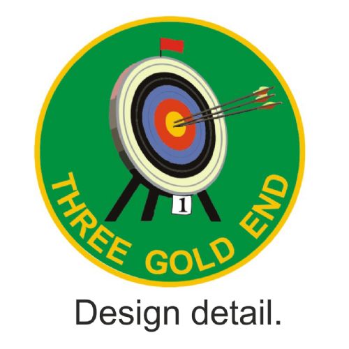 Three Gold End premium badge